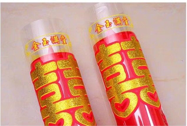 Dragon And Phoenix LED Candles/Pairs For Traditional Weddings Ceremony