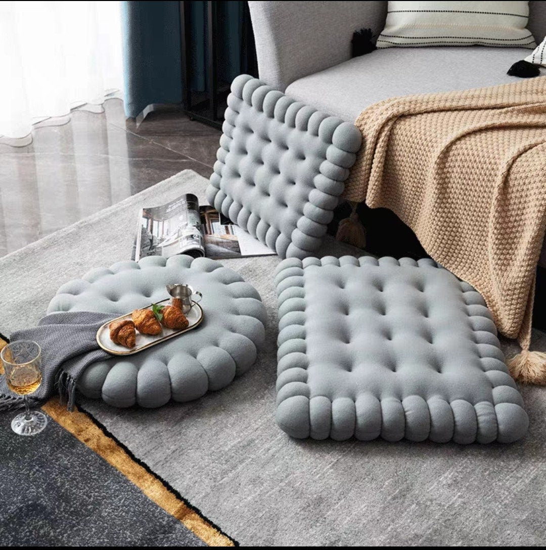 Lovely Biscuit Soft Plush Pillow/Plush Seat Cushion