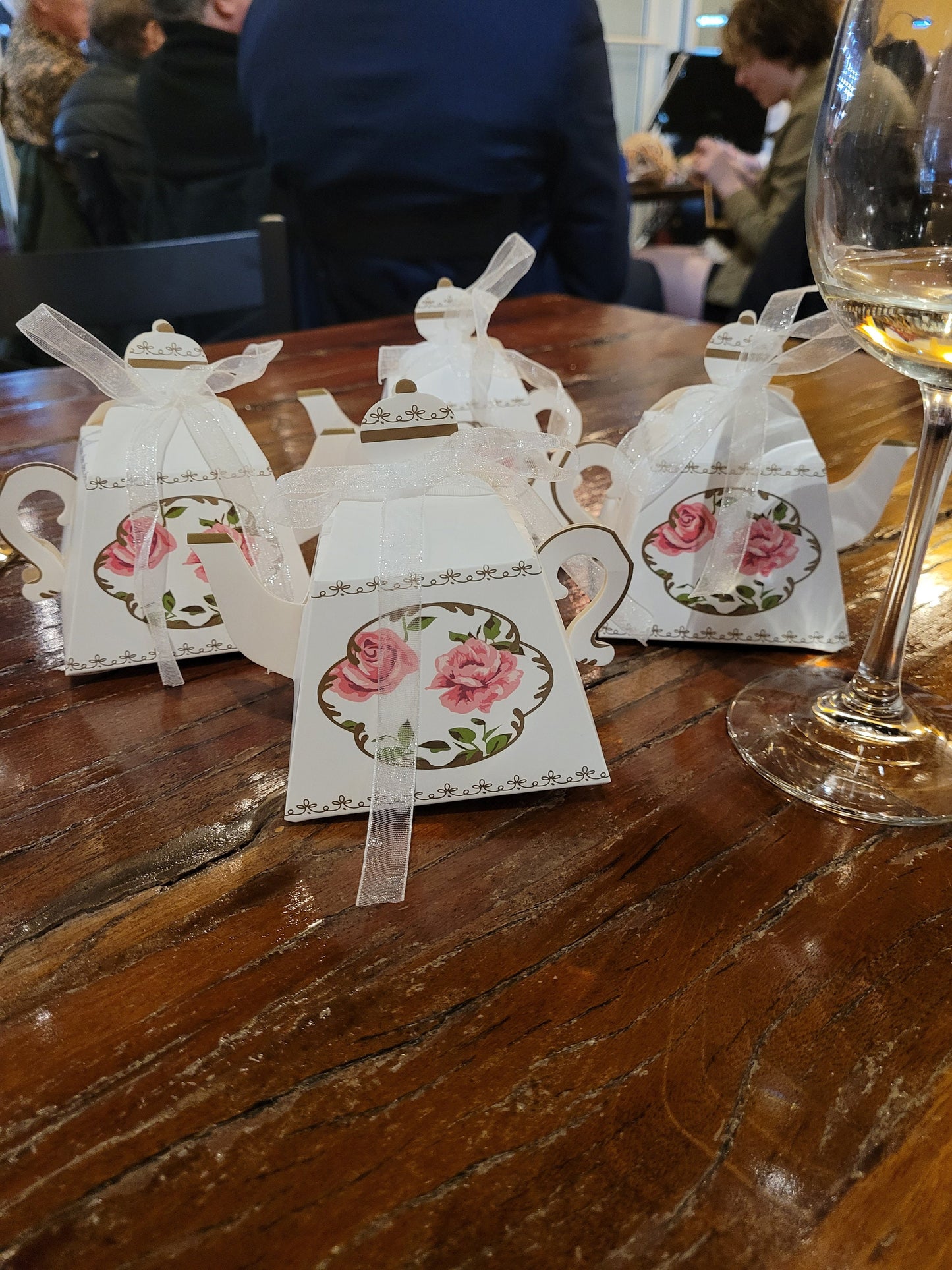 Mini Teapot Party Favor Box/A set of 25 Tea party Favor/Bridal Theme/Baby Shower