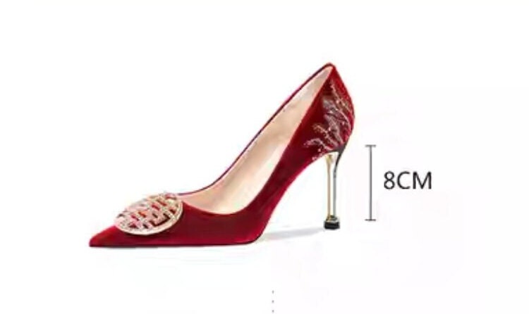 Traditional wedding bridal shoes/tea ceremony shoes