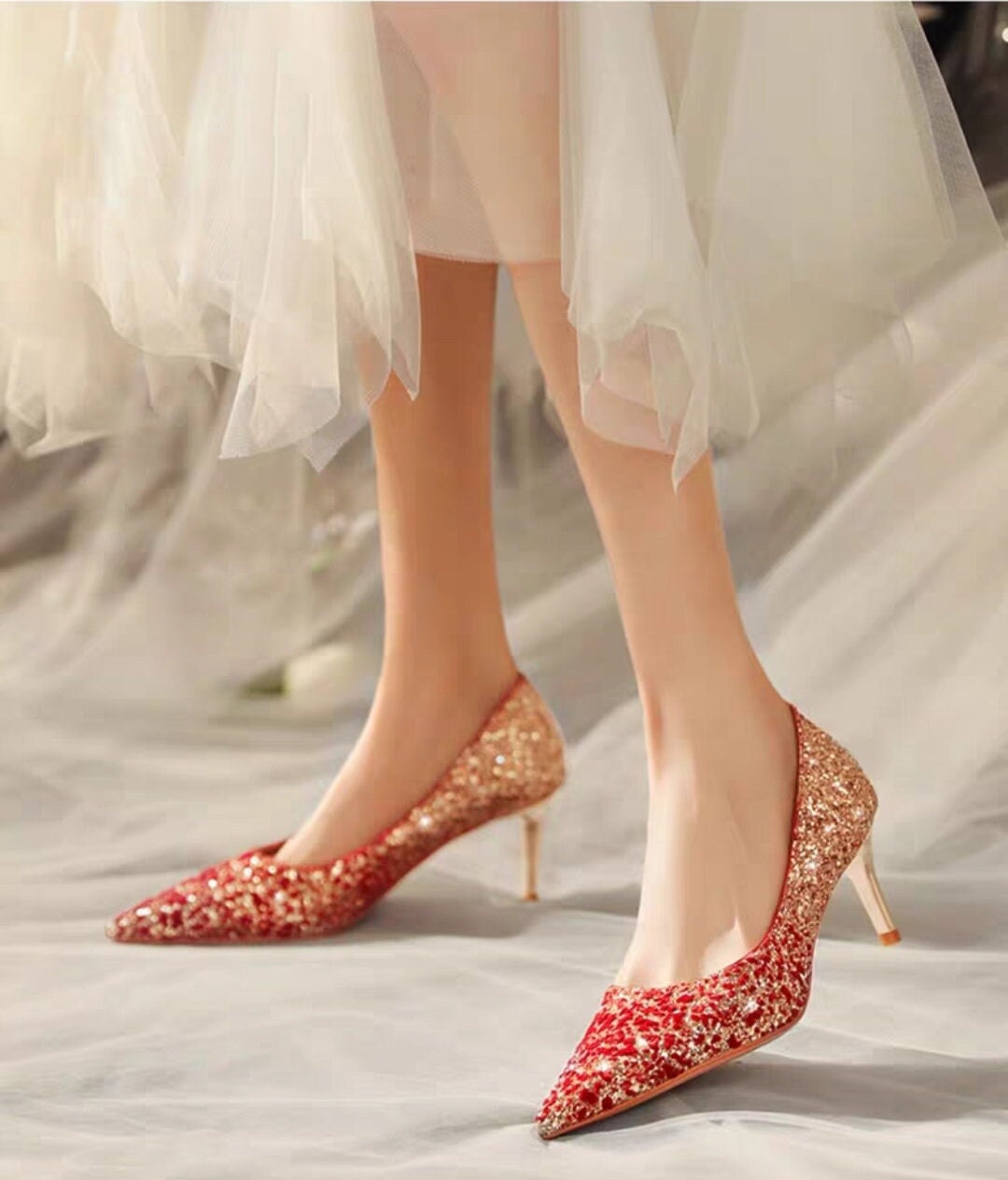 Oriental wedding bridal shoes/bridal crystal shoe