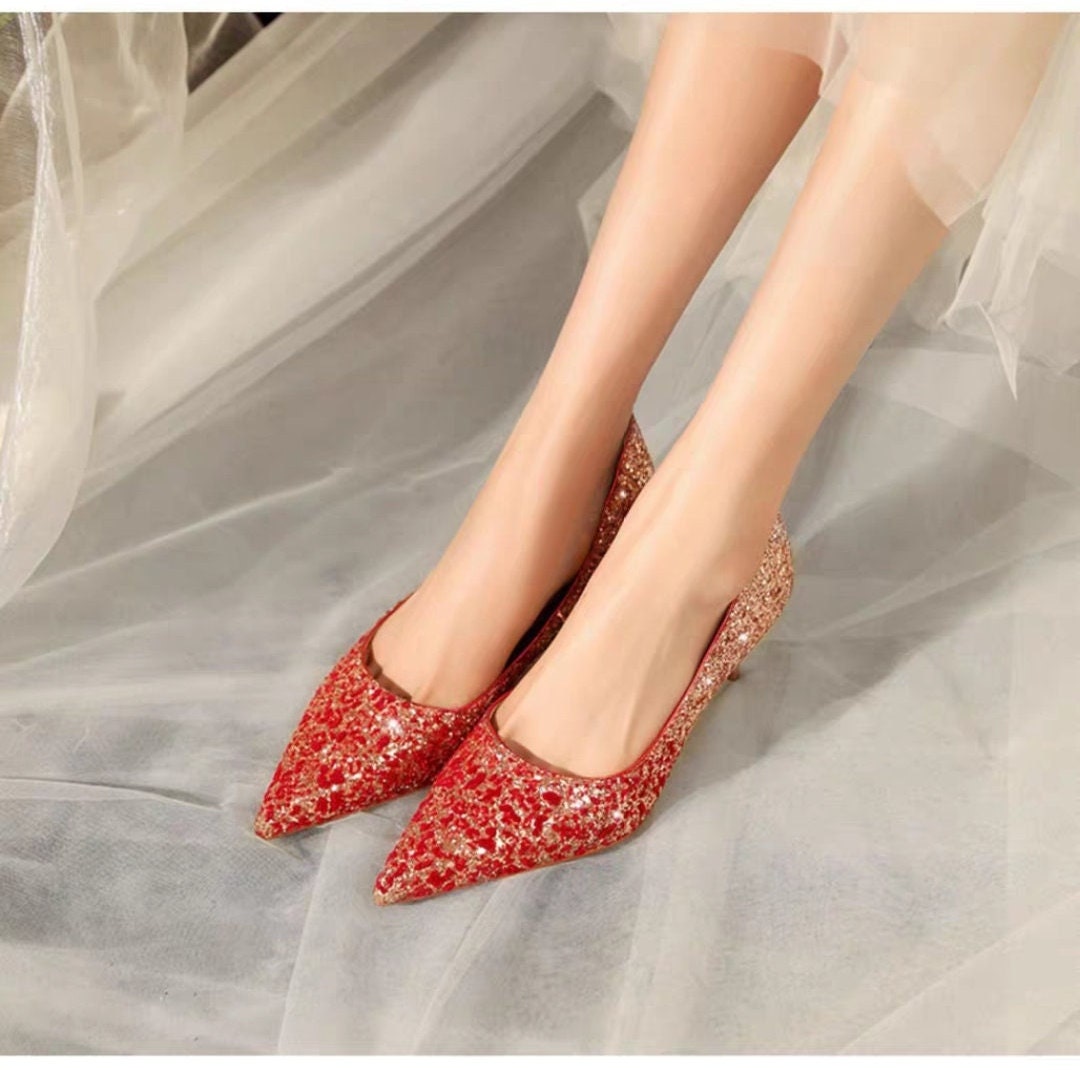 Oriental wedding bridal shoes/bridal crystal shoe