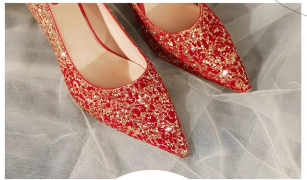 Oriental wedding bridal shoes/bridal crystal shoe