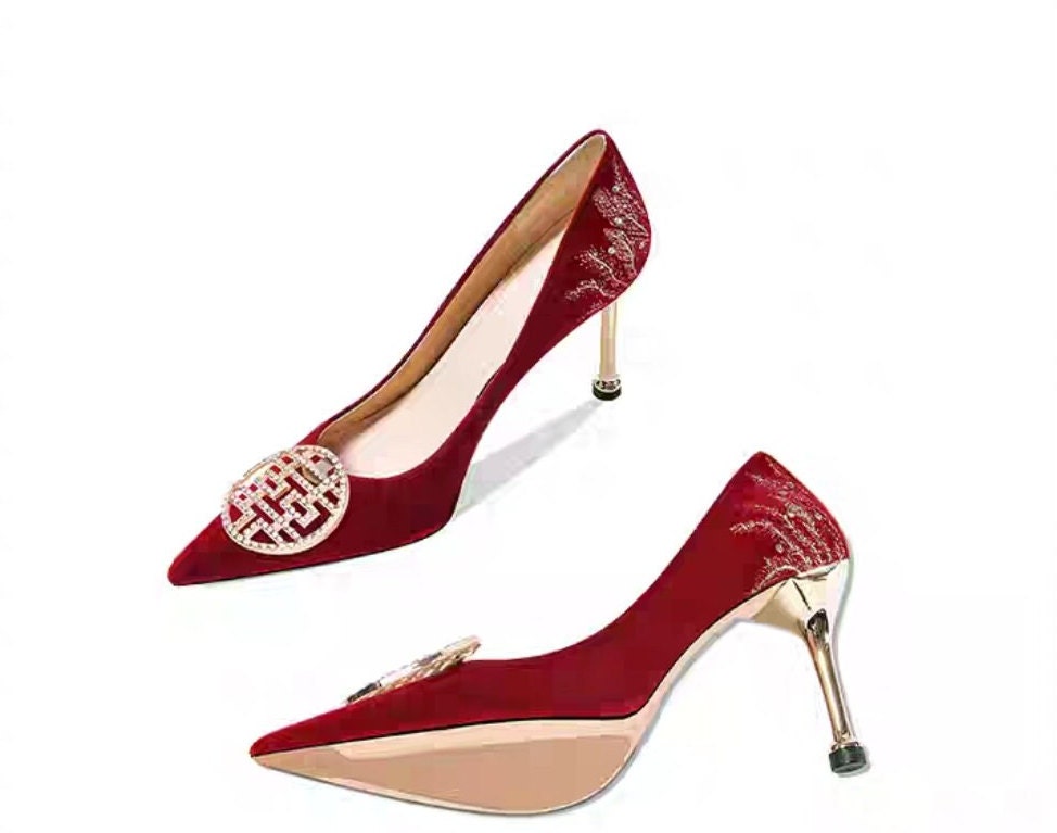 Traditional wedding bridal shoes/tea ceremony shoes