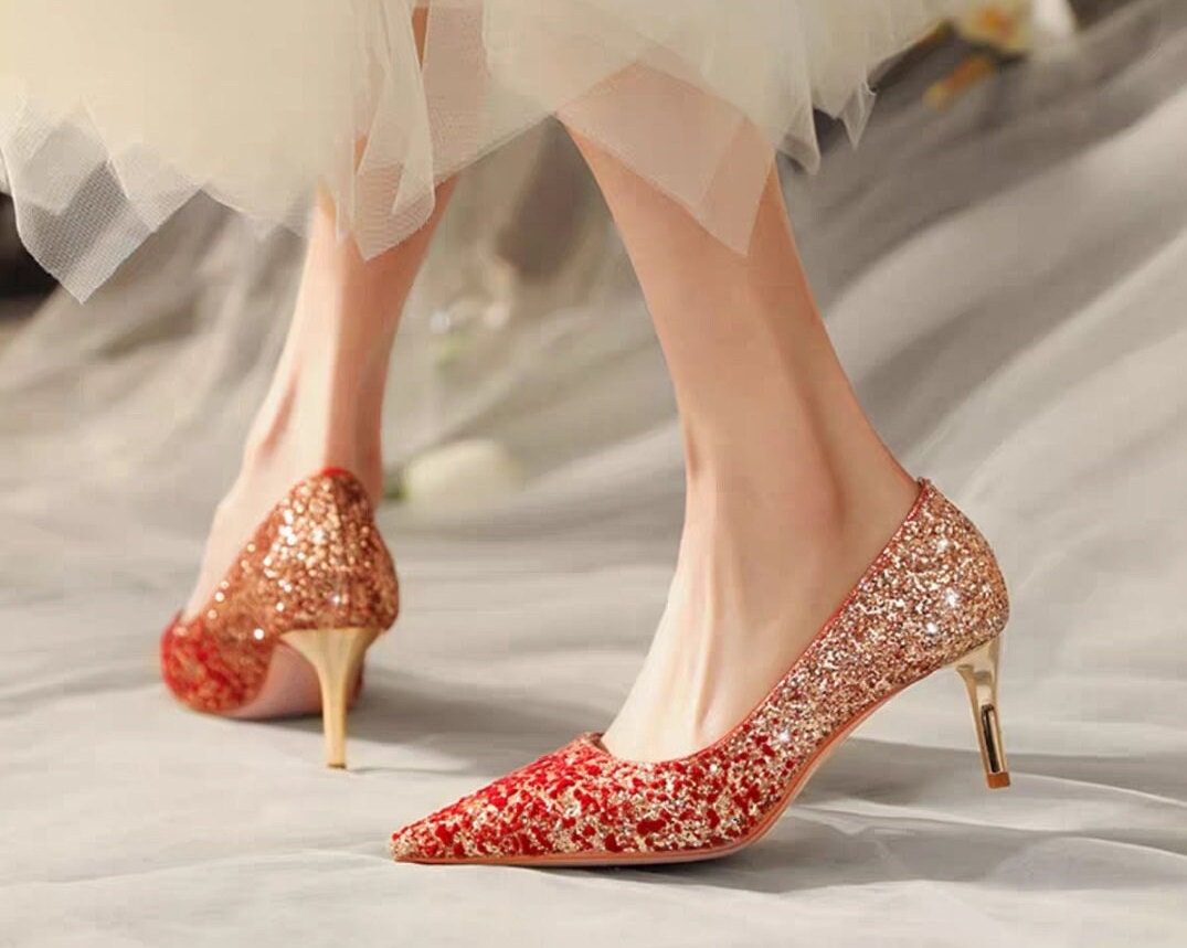 Oriental wedding bridal shoes/bridal crystal shoe