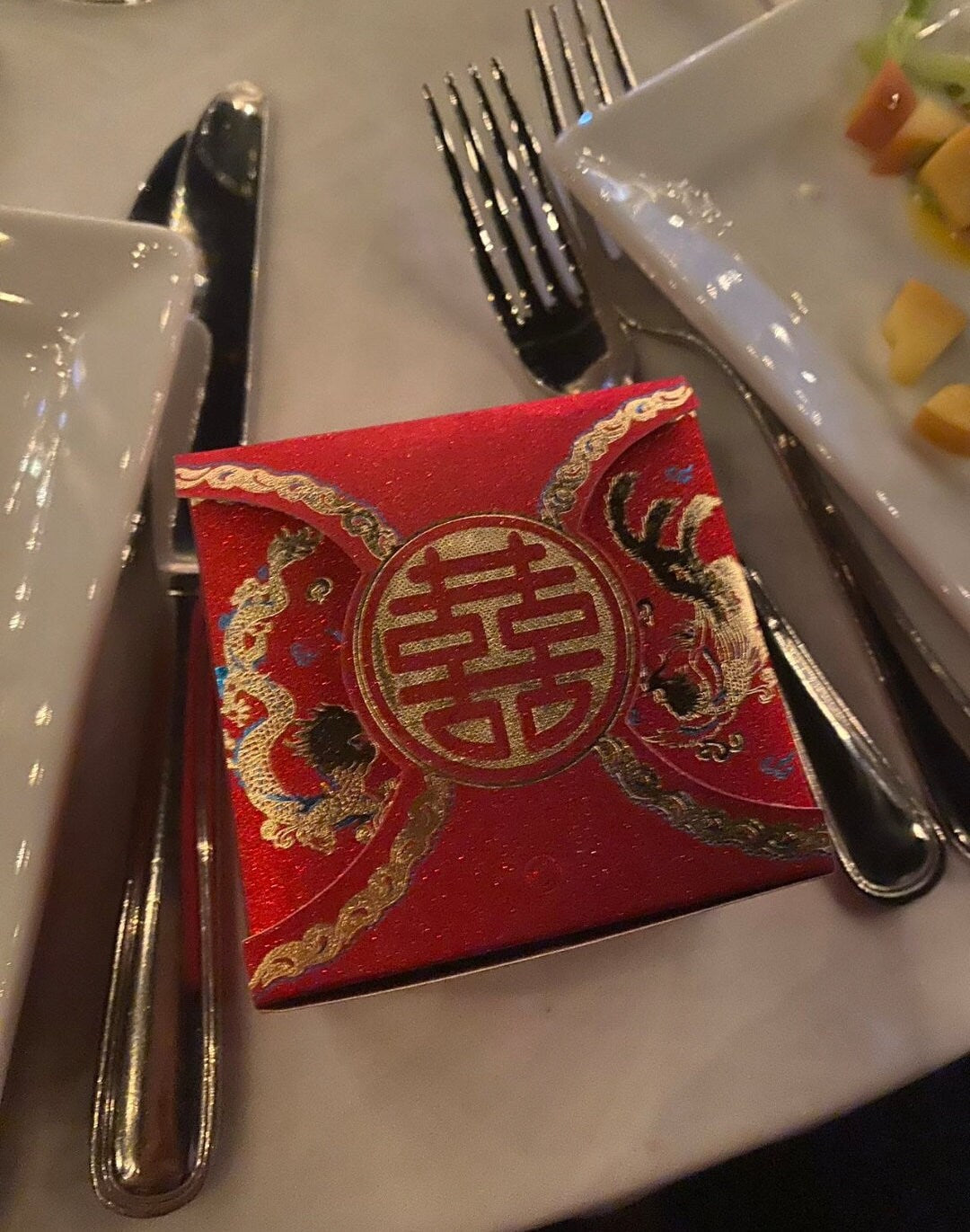 Oriental Wedding Dragon And Phoenix Favor Boxes/Chocolate Boxes/10 pcs